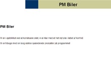 P.M. Biler ApS